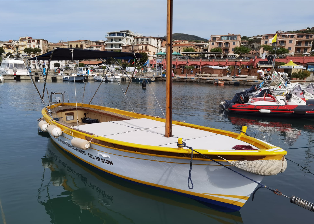 Gozzo di Sorrento in legno